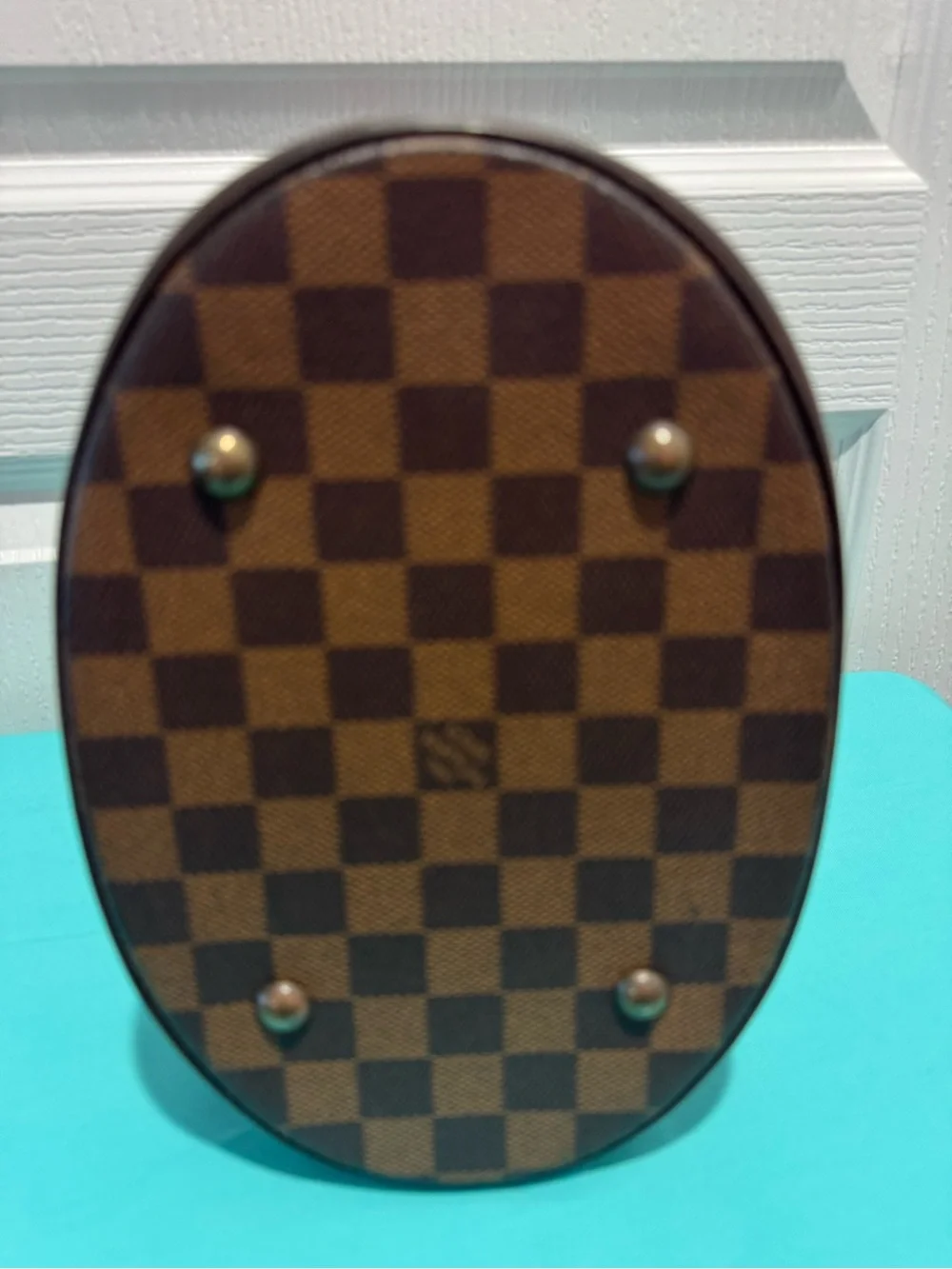 Louis Vuitton Damier Ebene Brown Canvas Bucket Tote